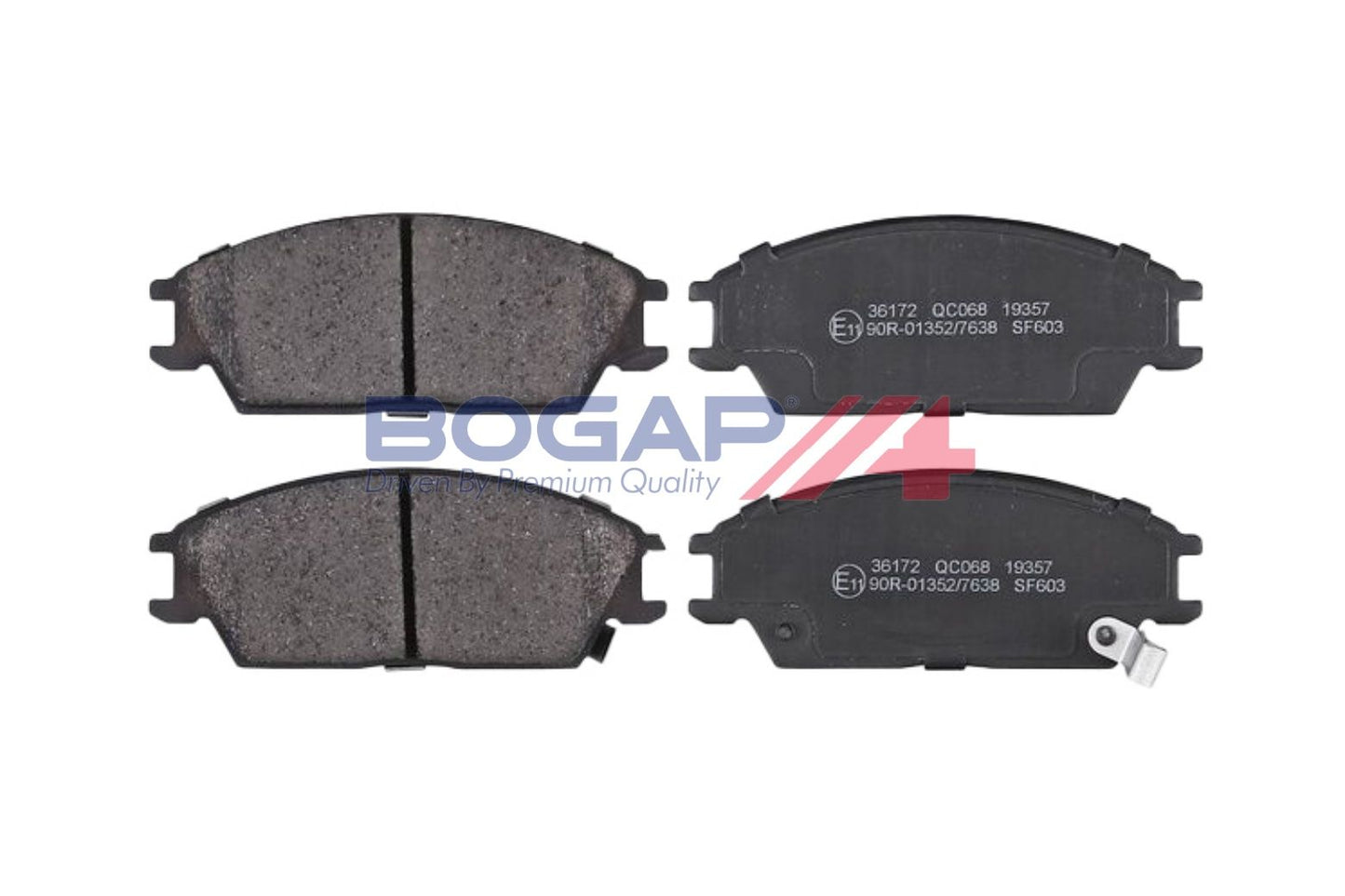 BOGAP Y8210275 Brake Pad Set, Disc Brake | ML Performance Car Parts