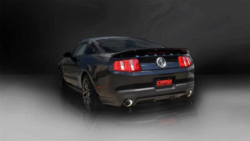 CORSA Performance Corsa 2011-2012 Ford Mustang Shelby GT500 5.4L V8 Polished Sport Axle-Back Exhaust