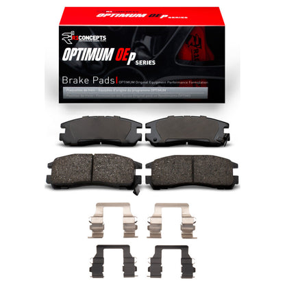 R1 Concepts R1 88-99 Dodge Stealth Rear Optimum OE Pads & Hardware Kit