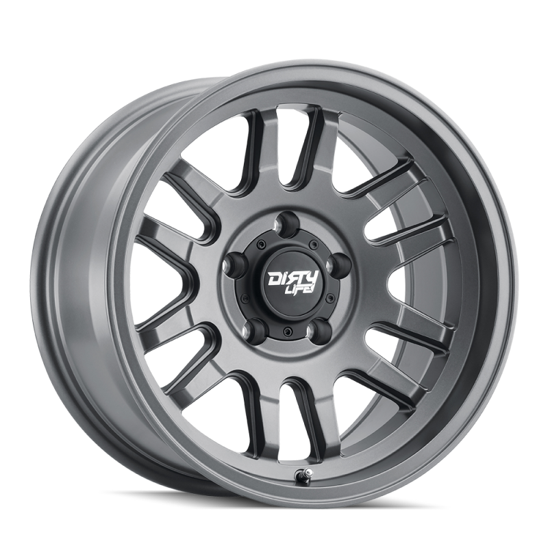 Dirty Life 9310 Canyon 17x9 / 5x127 BP / -12mm Offset / 71.5mm Hub Satin Graphite Wheel