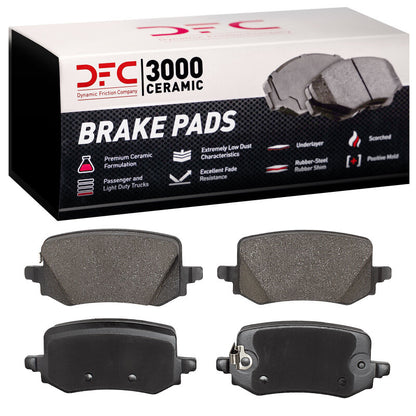 DFC 21-24 Hyundai Tucson (Mexico) Rear 3000 Ceramic Brake Pads