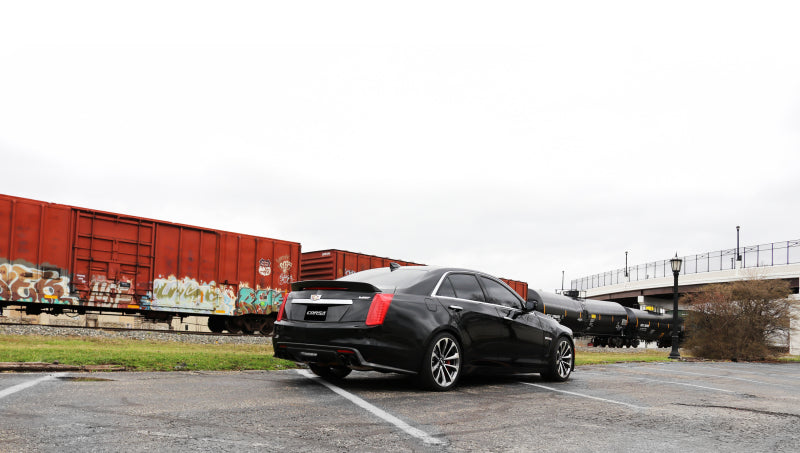CORSA Performance Corsa 2016-2019 Cadillac CTS V Sedan 6.2L V8 2.75in Polished Sport Axle-Back Exhaust