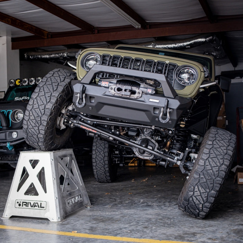 Rival 4x4 Rival 2007-2026 Jeep Wrangler 2020-2026 Jeep Gladiator Front Aluminum Bumper