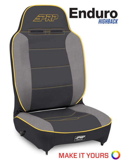PRP Seats PRP Enduro High Back Reclining 2 In. Extra Tall Suspension Seat (Passenger Side)