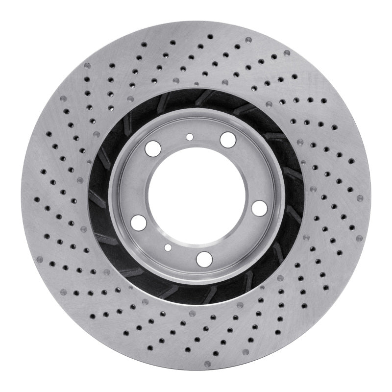 DFC 09-23 Porsche 911 Right Front Drilled Brake Rotor