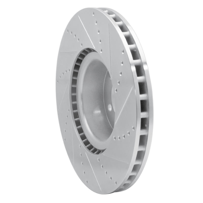 R1 Concepts R1 10-12 Land Rover Range Rover Front Left Drilled & Slotted Silver Brake Rotor