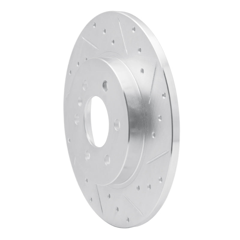 R1 Concepts R1 06-09 Buick TERRAZA Rear Right Drilled & Slotted Silver Brake Rotor