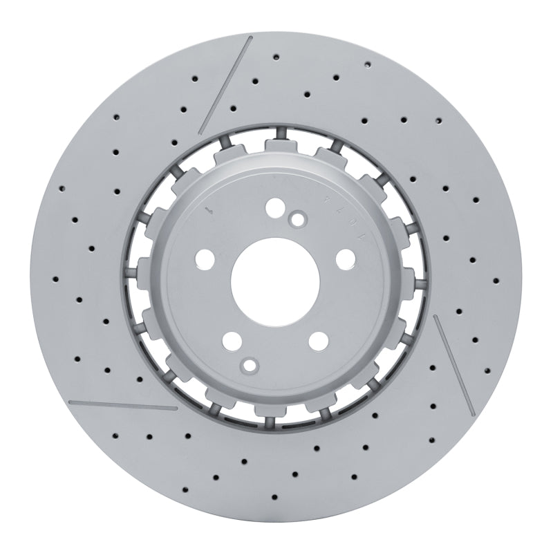 DFC 13-25 Mercedes-Benz GLC63 AMG S Front Drilled and Slotted Hi-Carbon Alloy Geomet Coated Rotor