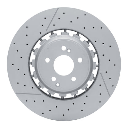 DFC 13-25 Mercedes-Benz GLC63 AMG S Front Drilled and Slotted Hi-Carbon Alloy Geomet Coated Rotor