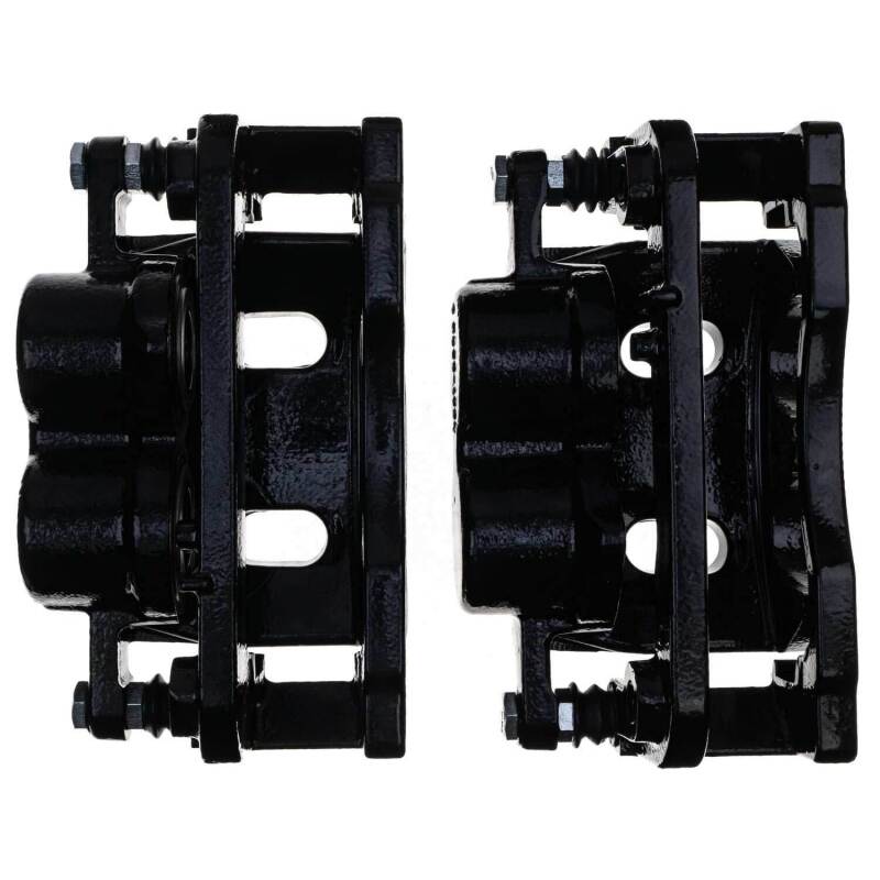 PowerStop Power Stop 08-20 Cadillac Escalade Front Black Caliper - Pair w/Bracket