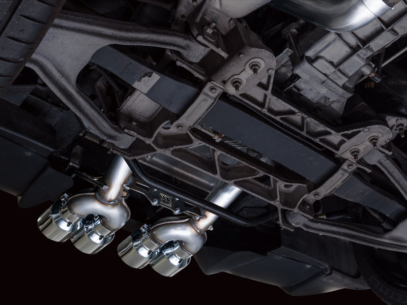 AWE Tuning C6 Chevrolet Corvette Z06/ZR1 Track Edition Axle-Back Exhaust w/ Chrome Silver Tips