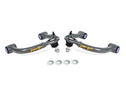 SuperPro 03-09 Lexus GX470 / Toyota 4Runner Sport 4WD Front Upper Fixed Offset Control Arm Set