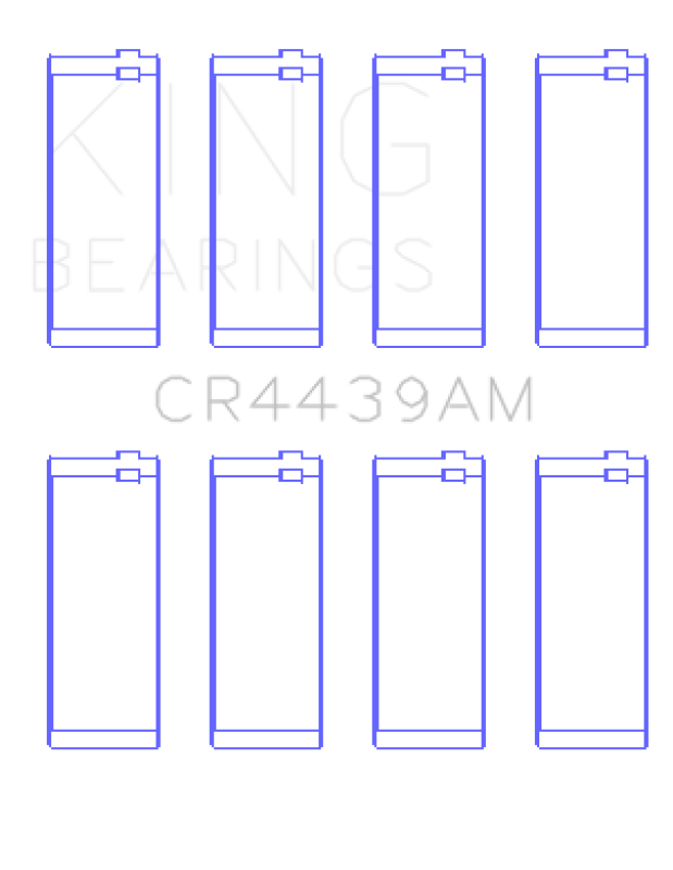 King Engine Bearings BMW M10 (Size +0.75mm) Connecting Rod Bearing Set