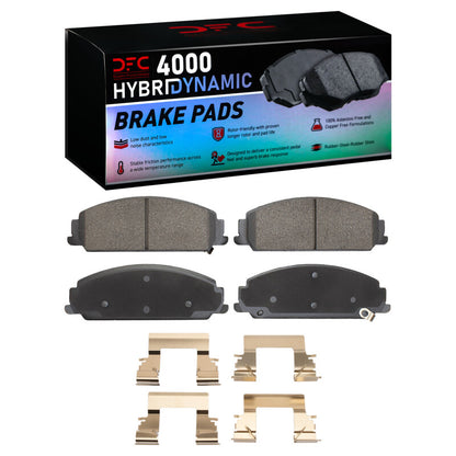 DFC 08-09 Pontiac G8 Front 4000 HybriDynamic Brake Pads and Hardware Kit