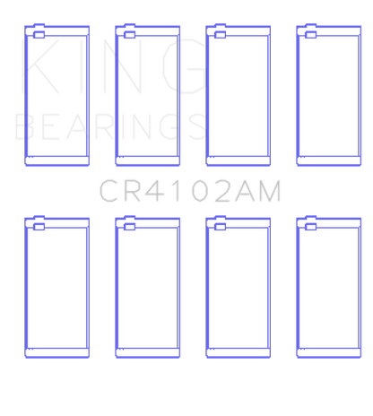 King Engine Bearings Toyota 2L (Size +0.50mm) Connecting Rod Bearing Set