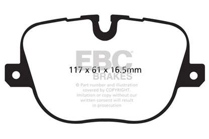 EBC 12-13 Land Rover Ranger Rover Sport Bluestuff Rear Brake Pads