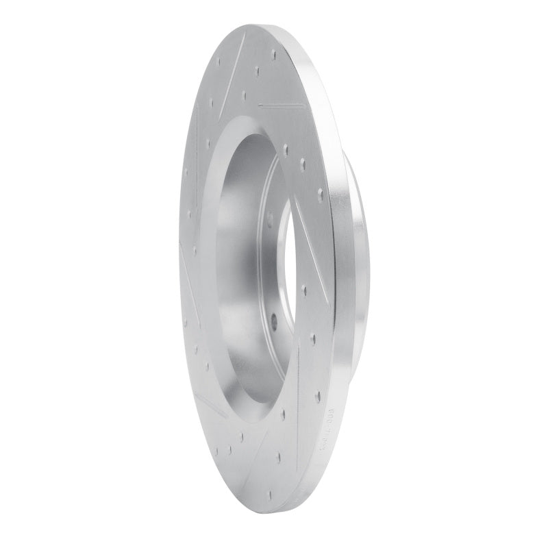R1 Concepts R1 79-80 Toyota Pickup Front Right Drilled & Slotted Silver Brake Rotor