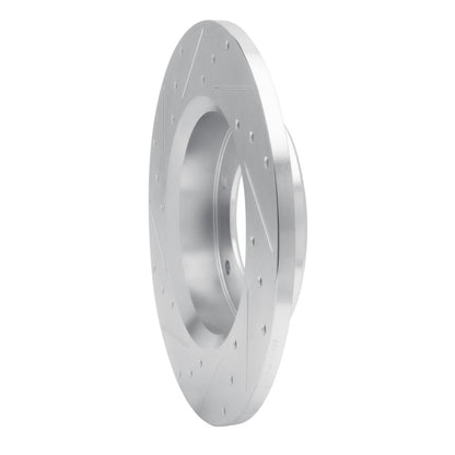 R1 Concepts R1 79-80 Toyota Pickup Front Right Drilled & Slotted Silver Brake Rotor