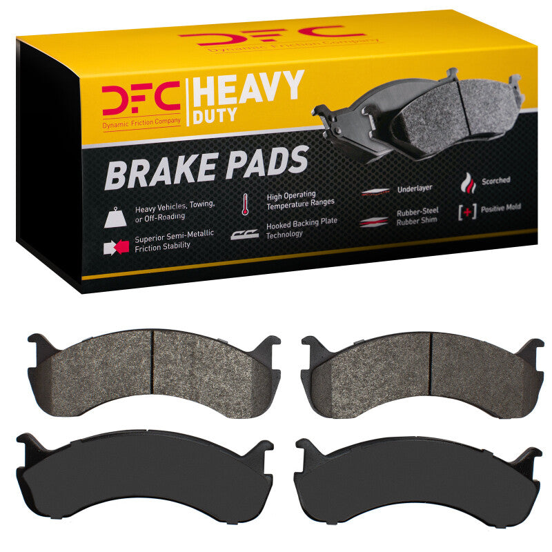 DFC 98-24 Beaver Motorcoach Monterey Rear/Front/Fr & Rr Heavy Duty Pads - Semi Metallic