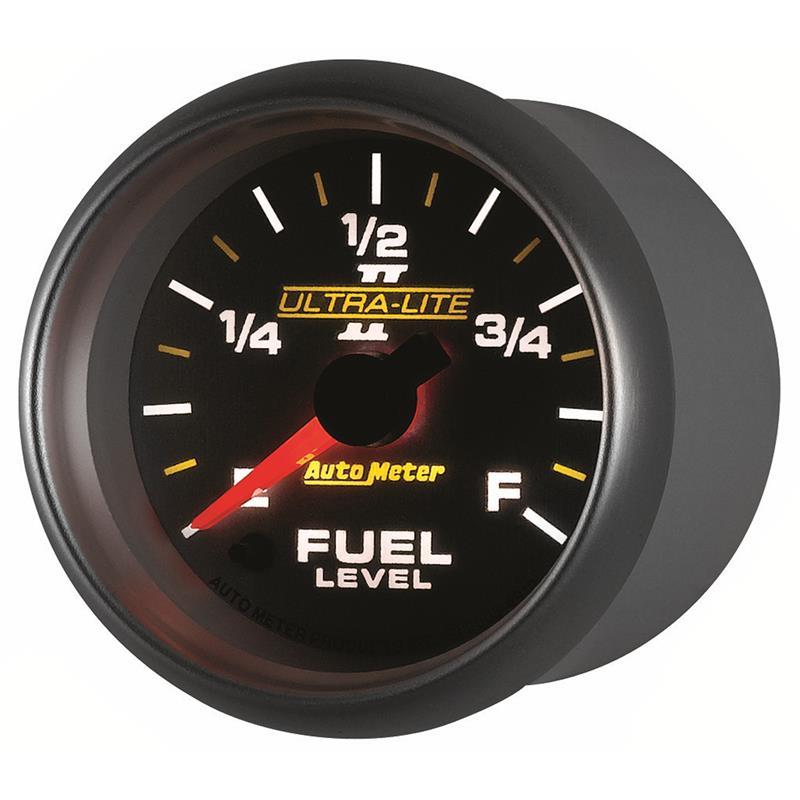 Autometer Ultra-Lite II 2-1/16in 0-280 Ohm Programmable Fuel Level Gauge