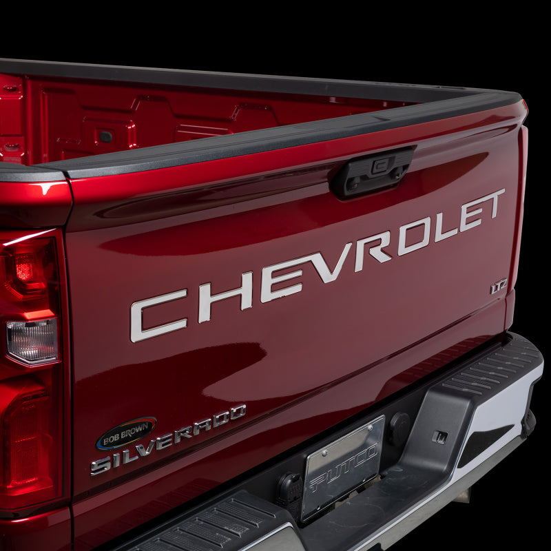 Putco 2020 Chevy Silv 2500/3500 - SS Tailgate Letters CHEVROLET - Stamped Version Chevrolet Letters