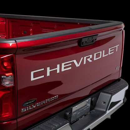 Putco 2020 Chevy Silv 2500/3500 - SS Tailgate Letters CHEVROLET - Stamped Version Chevrolet Letters