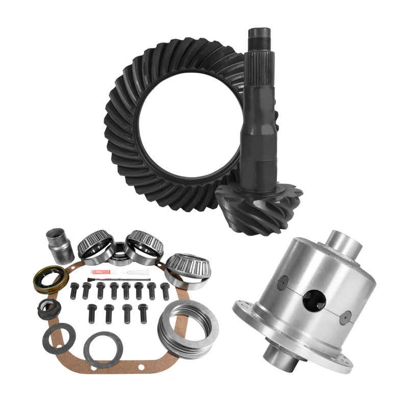 Yukon Gear & Axle Yukon Gear 10.5in Ford 4.88 Rear Ring & Pinion Install Kit 35 Spline Positraction