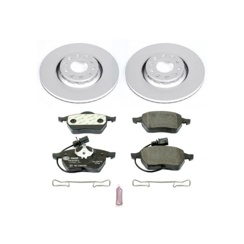 PowerStop Power Stop 02-05 Audi A4 Front Euro-Stop Brake Kit