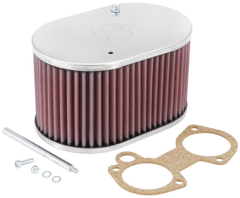 K&N Engineering K&N Custom Racing Air Filter Bolt-On for Single or Two Barrel Carburetors