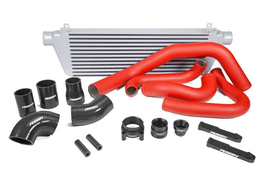 Perrin Performance PERRIN 22-26 Subaru WRX Front Mount Intercooler Kit (Red Tubes & Silver Core)