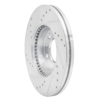 R1 Concepts R1 03-05 Mazda 6 Front Right Drilled & Slotted Silver Brake Rotor