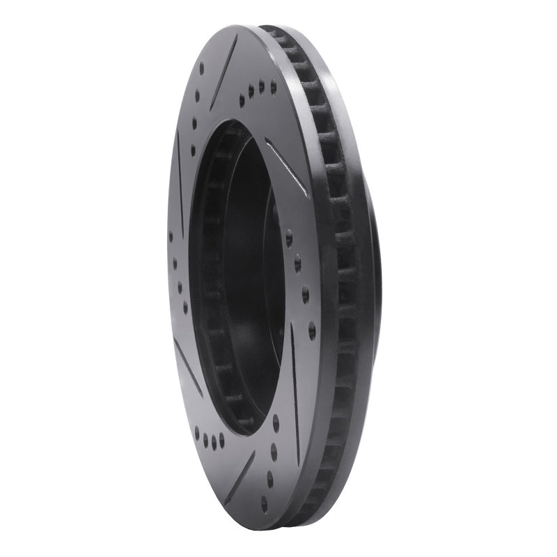 R1 Concepts R1 83-96 Buick LeSabre Front Right Drilled & Slotted Black Brake Rotor