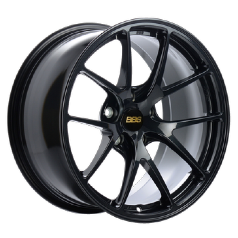 BBS RI-A 18x10.5 5x120 ET22 PFS Metallic Black Subtle Blue Flake Wheel -82mm PFS/Clip Req