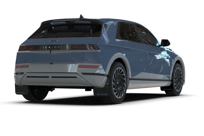 Rally Armor 25-26 Hyundai Ioniq 5 PE Black UR Mud Flap w/Silver Logo
