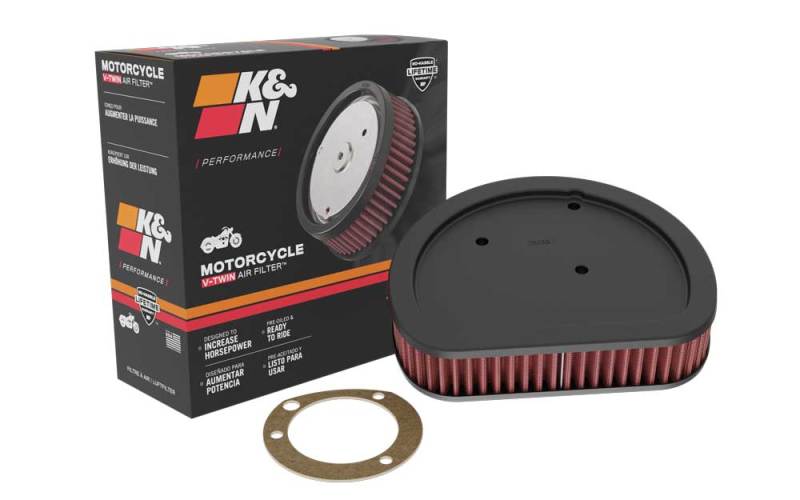 K&N Engineering K&N Replacement Air Filter 1.625in H for Harley-Davidson