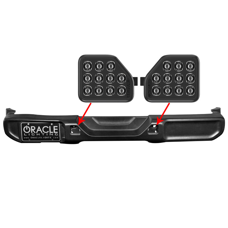 ORACLE Lighting Oracle Rear Bumper LED Reverse Lights for Jeep Wrangler JL - 6000K