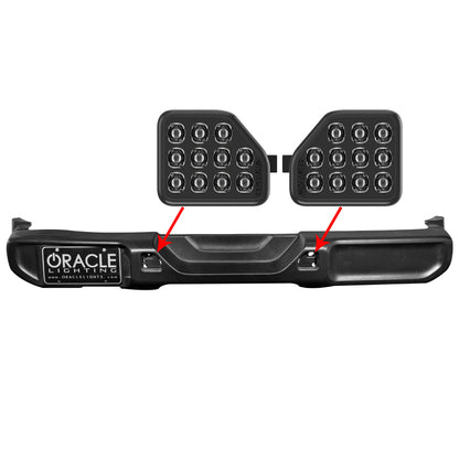ORACLE Lighting Oracle Rear Bumper LED Reverse Lights for Jeep Wrangler JL - 6000K