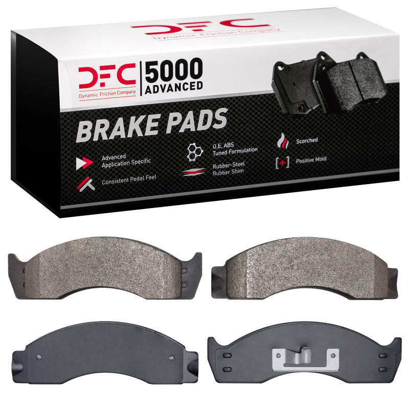 DFC 88-07 Ford F-59 Commercial Stripped Chassis Front/Rear 5000 Advanced Semi Metallic Brake Pads