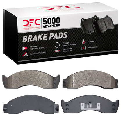 DFC 88-07 Ford F-59 Commercial Stripped Chassis Front/Rear 5000 Advanced Semi Metallic Brake Pads