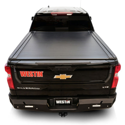 Westin 19-26 Chev/GMC Silverado/Sierra 1500 5ft 8in Bed Electric Retractable Tonneau Cover - Black