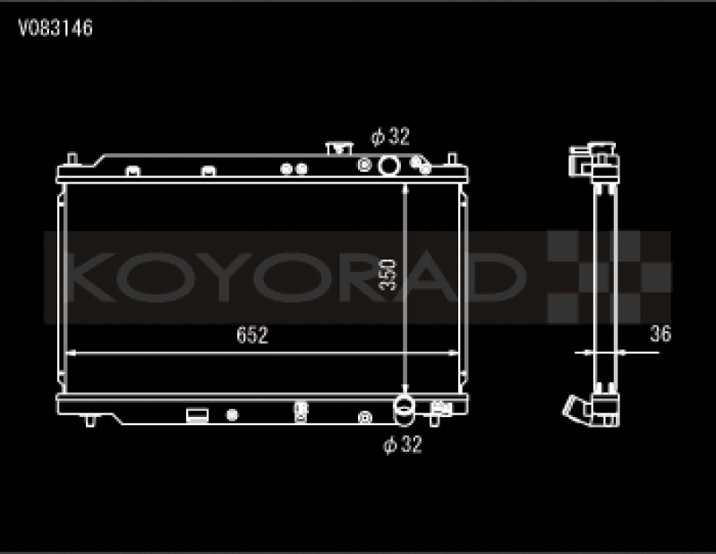 Koyo 94-01 Acura Integra (MT w/ Showa/Denso OEM) Radiator