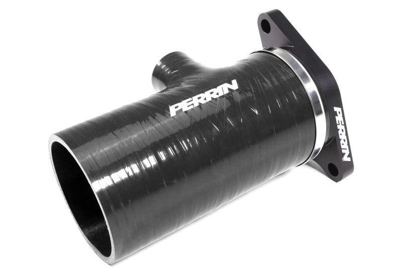 Perrin Performance PERRIN 22-26 Subaru WRX / 20-25 LGT & OBXT Turbo Inlet Hose w/Turbo Adapter Flange (Short) - Black