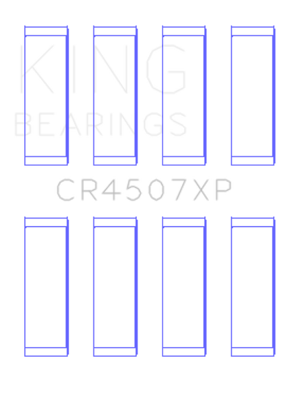 King Engine Bearings King Mazda MZR 2.3L 16v / Ford Duratec 2.3L 16v (Size +.25) Connecting Rod Bearing Set (Set of 4)