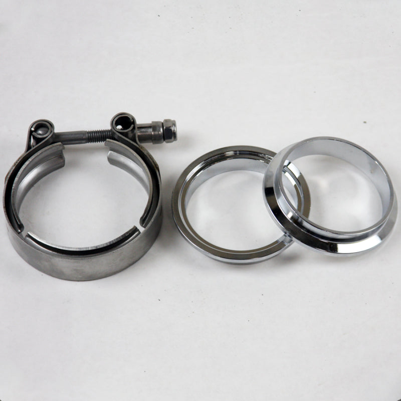Granatelli Motor Sports Granatelli 2.5in Mating Male to Female Flanges w/V-Band Clamp