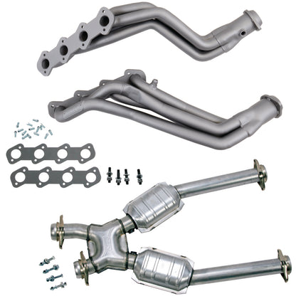 BBK 96-04 Ford Mustang 4.6L 2V (M/T Only) 1-5/8 Headers w/High Flow Catted X-Pipe (Ti Ceramic)