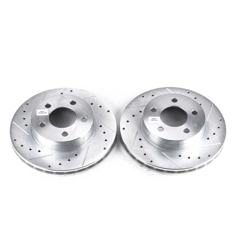 PowerStop Power Stop 95-01 Ford Explorer Front Evolution Drilled & Slotted Rotors - Pair
