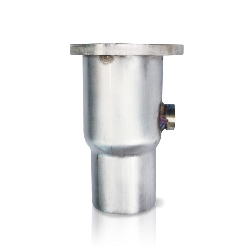 Stainless Works Collector Adapter 3-Bolt 2-1/2in OD Tubing 2in OD Outlet + O2 Bung