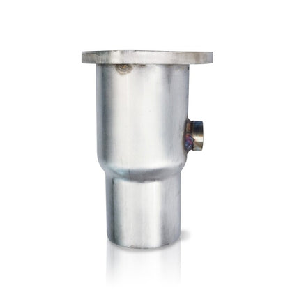 Stainless Works Collector Adapter 3-Bolt 2-1/2in OD Tubing 2-1/2in OD Outlet + O2 Bung