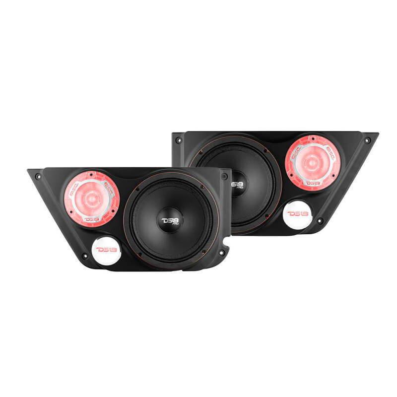 DS18 Jeep JK/JKU Fits 2x 6.5in Speakers And 2x 3.78in Tweeters Front Door Panels