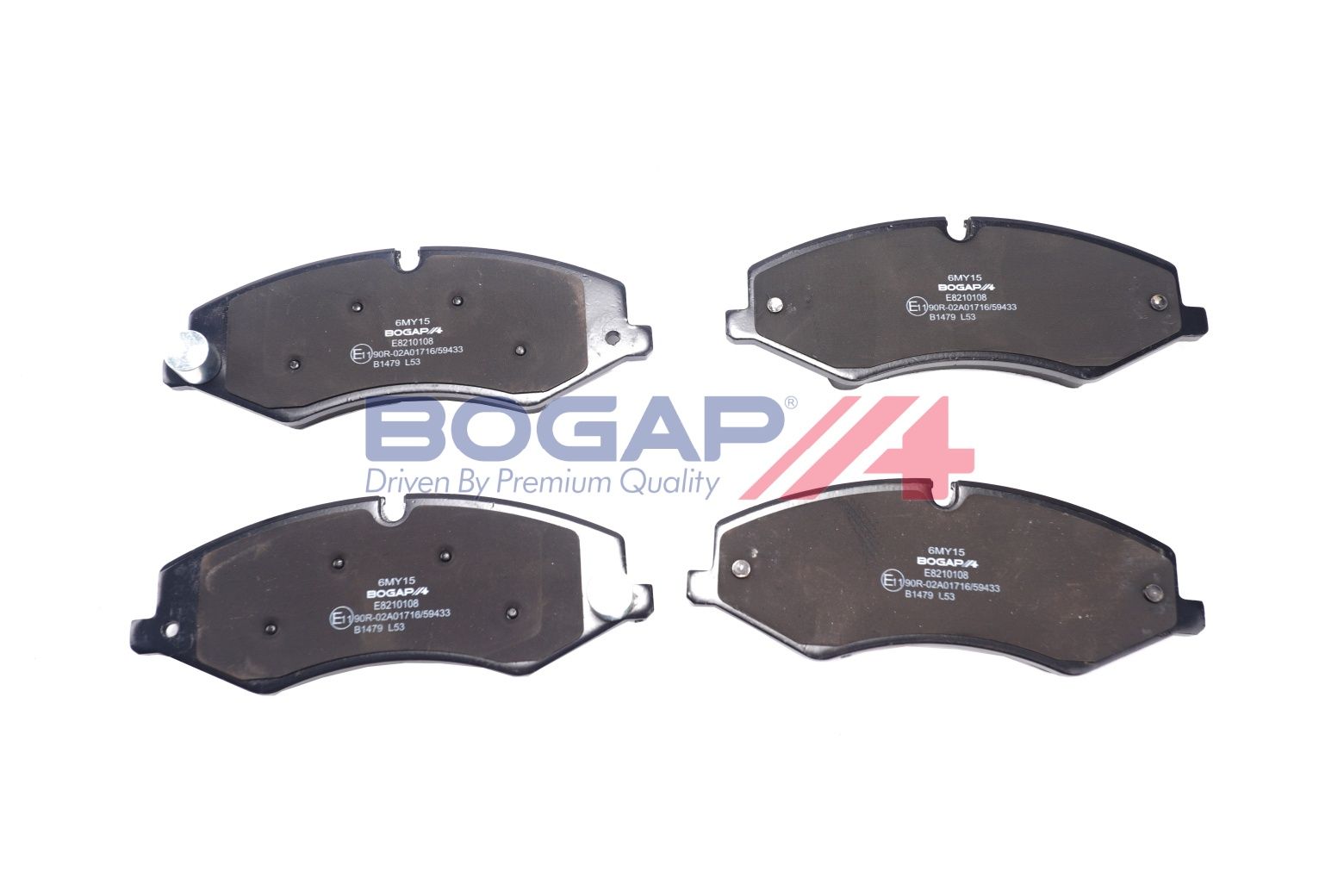 BOGAP E8210108 Brake Pad Set, Disc Brake | ML Performance Car Parts